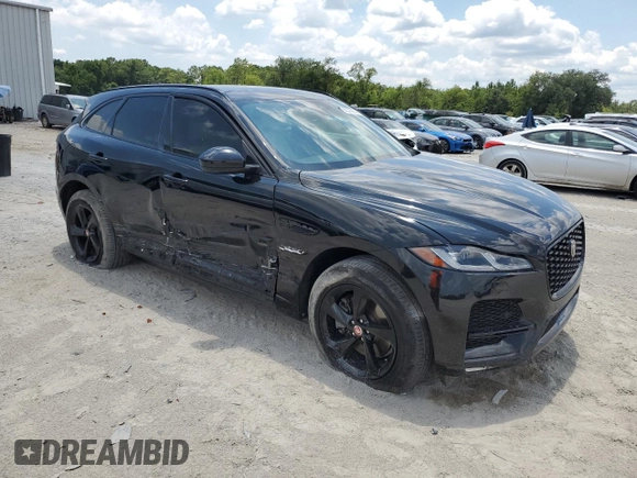 2023 Jaguar F-Pace S with VIN SADCJ2EX4PA714735, listed as a Copart auction lot 62276255 with 28,353 mi miles and Salvage title. Bid and sale history available at DreamBid. Image 4.