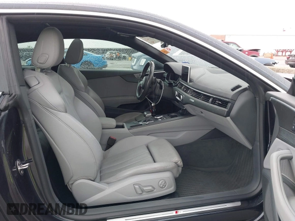 2018 Audi A5 Premium Plus with VIN WAUTNAF56JA049039, listed as a IAAI auction lot 41868983 with 81,551 mi miles and . Bid and sale history available at DreamBid. Image 5.