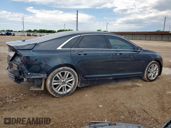 2014 Lincoln MKZ with VIN 3LN6L2GK0ER811644, listed as a Copart auction lot 60094105 with 115,623 mi miles and Salvage title. Bid and sale history available at DreamBid. Image 3.