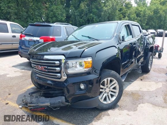 2018 GMC Canyon 4WD SLT with VIN 1GTG6DEN5J1131459, listed as a IAAI auction lot 39954201 with 146,721 mi miles and . Bid and sale history available at carsss.com. Image 2.