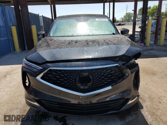 2022 Acura MDX w/Technology Package with VIN 5J8YE1H44NL005470, listed as a Copart auction lot 57037574 with 31,550 mi miles. Bid and sale history available at carsss.com. Image 5.