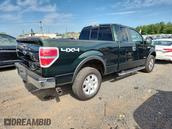 2012 Ford F-150 XL with VIN 1FTFX1ET6CFB05495, listed as a Copart auction lot 64080505 with 161,251 mi miles and Clean title. Bid and sale history available at DreamBid. Image 3.