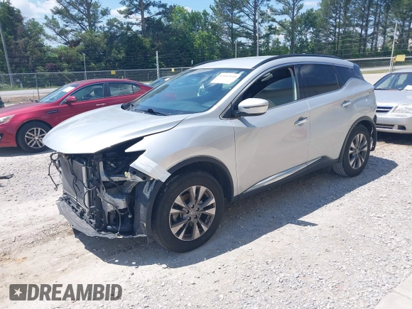 2018 Nissan Murano S z VIN 5N1AZ2MG4JN116797, wystawiony jako IAAI lot #42107119 z przebiegiem 125 944 mil mil oraz . Historia ofert i sprzedaży dostępna na DreamBid. Obrazek 2.