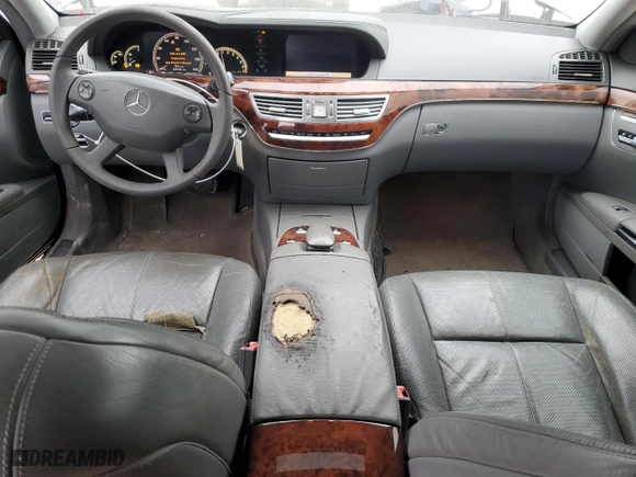 2008 Mercedes-Benz S-Class 5.5L V8 with VIN WDDNG71XX8A222529, listed as a Copart auction lot 87005664 with 138,768 mi miles and Clean Title. Bid and sale history available at carsss.com. Image 8.