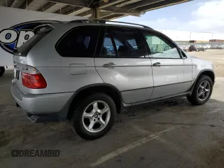 2003 BMW X5 3.0i with VIN 5UXFA53563LV74356, listed as a Copart auction lot 53973175 with 239,493 mi miles and Clean Title. Bid and sale history available at carsss.com. Image 3.