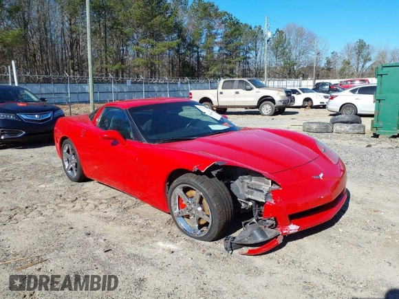 2008 Chevrolet Corvette with VIN 1G1YY25WX85124417, listed as a IAAI auction lot 41644594 with 53,067 mi miles. Bid and sale history available at carsss.com. Image 1.