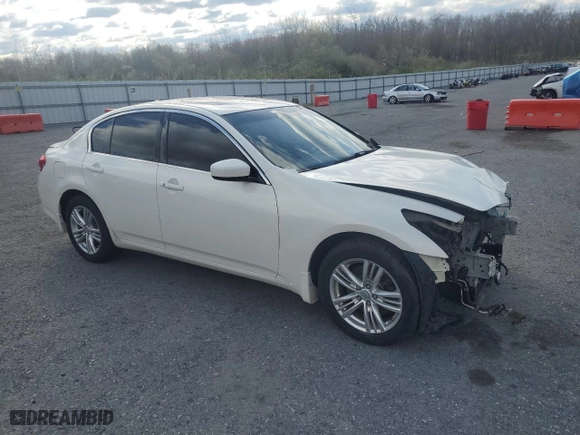 2013 Infiniti G37 Sedan x with VIN JN1CV6ARXDM769573, listed as a Copart auction lot 53127685 with 99,489 mi miles and Salvage Title. Bid and sale history available at carsss.com. Image 4.