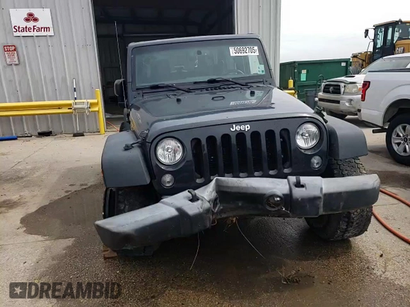 2017 Jeep Wrangler Sport with VIN 1C4AJWAGXHL540496, listed as a Copart auction lot 50692705 with 115,042 mi miles and Salvage Title. Bid and sale history available at DreamBid. Image 13.