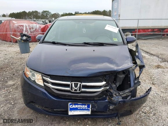 2016 Honda Odyssey EX-L with VIN 5FNRL5H69GB044711, listed as a IAAI auction lot 41356617 with NaN miles. Bid and sale history available at carsss.com. Image 13.