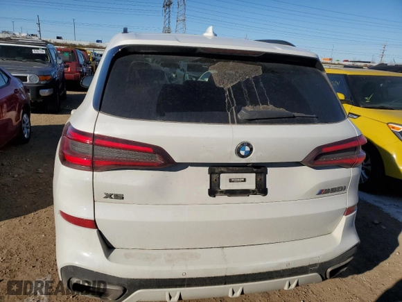 2022 BMW X5 M50i with VIN 5UXJU4C08N9J97206, listed as a Copart auction lot 83159594 with 92,534 mi miles and Clean Title. Bid and sale history available at carsss.com. Image 6.