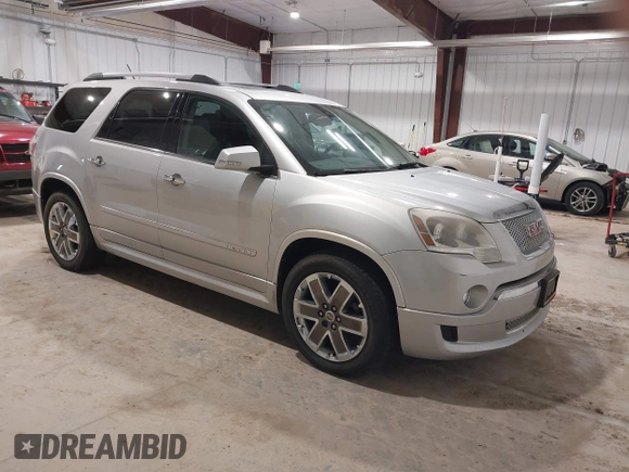 2011 GMC Acadia Denali with VIN 1GKKRTEDXBJ401178, listed as a IAAI auction lot 41583945 with 152,053 mi miles and . Bid and sale history available at DreamBid. Image 1.