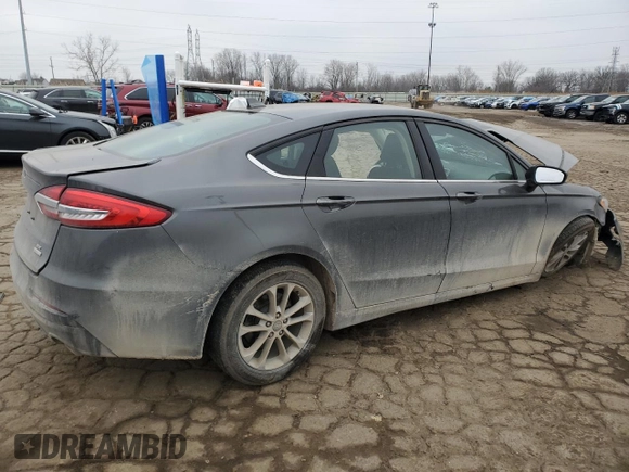 2020 Ford Fusion SE with VIN 3FA6P0HD4LR140947, listed as a Copart auction lot 83263774 with 0 mi miles and Non Repairable. Bid and sale history available at carsss.com. Image 3.