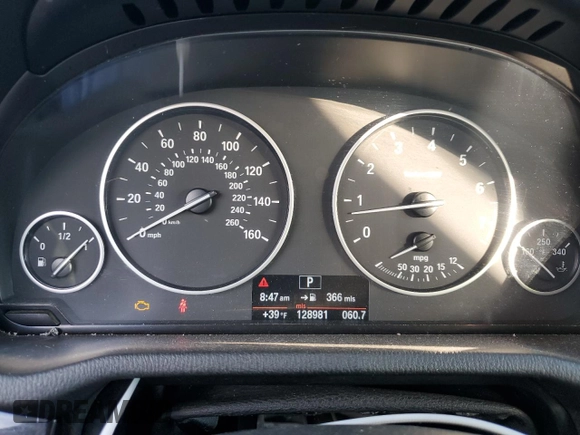 2013 BMW X3 xDrive35i with VIN 5UXWX7C53DL977769, listed as a Copart auction lot 84625774 with 128,981 mi miles and Salvage Title. Bid and sale history available at DreamBid. Image 9.