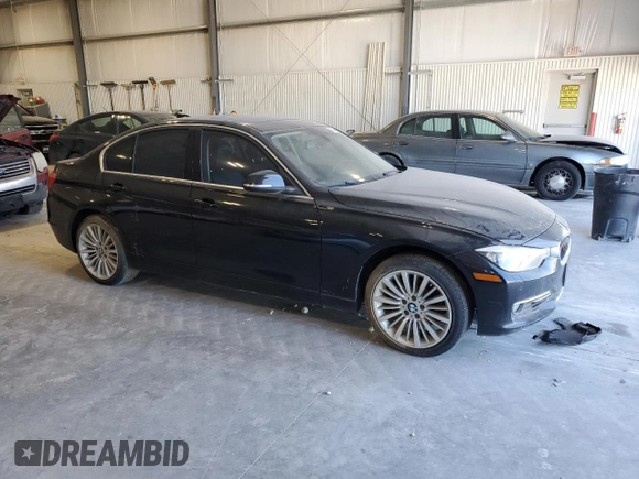 2015 BMW 3 Series 328i xDrive with VIN WBA3B3C57FJ984800, listed as a Copart auction lot 89402685 with 0 mi miles and Salvage Title. Bid and sale history available at carsss.com. Image 4.