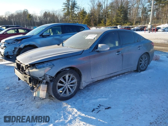 2015 Infiniti Q50 Sport with VIN JN1BV7AR2FM413459, listed as a IAAI auction lot 41466291 with 127,541 mi miles and . Bid and sale history available at DreamBid. Image 18.