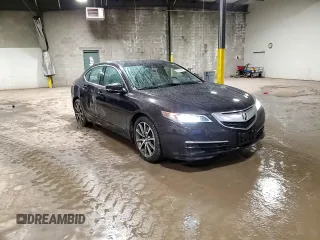 2015 Acura TLX V6 Tech with VIN 19UUB3F5XFA003332, listed as a Copart auction lot 47840065 with 50,201 mi miles and Salvage Title. Bid and sale history available at carsss.com. Image 13.