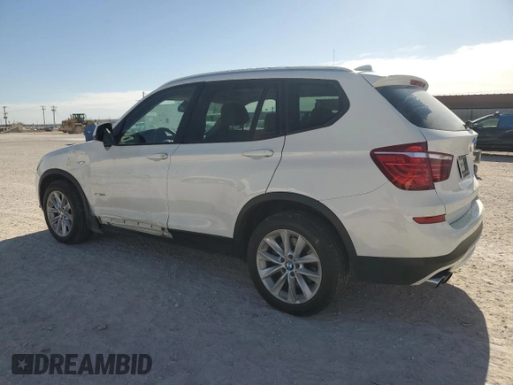 2016 BMW X3 sDrive28i with VIN 5UXWZ7C52G0T43353, listed as a Copart auction lot 88943345 with 98,696 mi miles and Salvage Title. Bid and sale history available at DreamBid. Image 2.