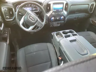 2020 GMC Sierra 1500 SLE with VIN 1GTR9BED7LZ358085, listed as a Copart auction lot 87418044 with 155,643 mi miles and Salvage Title. Bid and sale history available at carsss.com. Image 8.