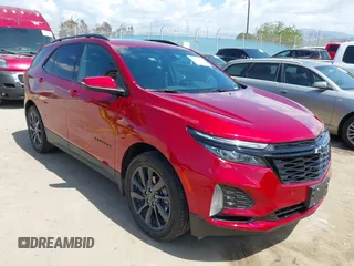 2024 Chevrolet Equinox RS with VIN 3GNAXMEG5RL363141, listed as a IAAI auction lot 41956791 with 10,134 mi miles and . Bid and sale history available at DreamBid. Image 1.