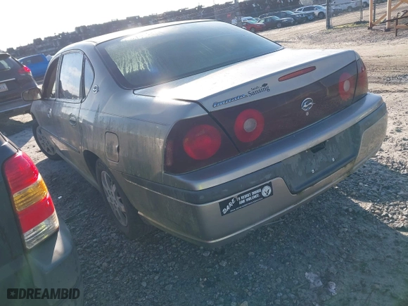 2002 Chevrolet Impala with VIN 2G1WF52EX29331541, listed as a IAAI auction lot 40581782 with 1 mi miles. Bid and sale history available at carsss.com. Image 3.