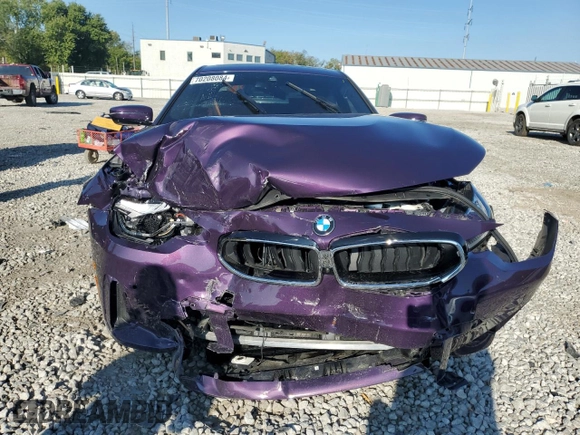 2023 BMW 2 Series 230i xDrive with VIN 3MW33CM03P8D61218, listed as a Copart auction lot 70208084 with 0 mi miles and Salvage Title. Bid and sale history available at carsss.com. Image 5.