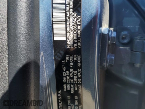 2018 FIAT 500X Urbana Edition z VIN ZFBCFXCB6JP642249, wystawiony jako Copart lot #55864355 z przebiegiem 60 798 mil mil oraz Szkoda całkowita • Salvage title. Historia ofert i sprzedaży dostępna na DreamBid. Obrazek 12.