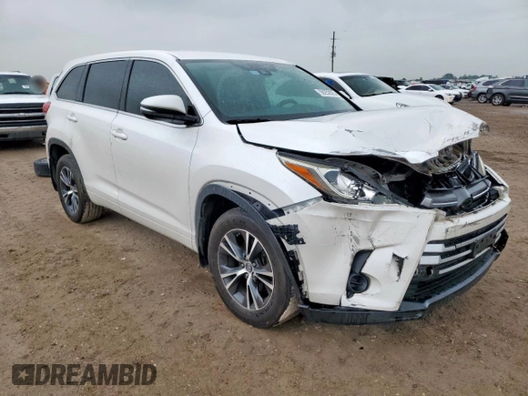 2018 Toyota Highlander LE с VIN 5TDZARFH9JS033583, выставлен на аукционе Copart как лот 58252625 с пробегом 155 179 миль миль и Списание • Salvage title. История ставок и продаж доступна на DreamBid. Изображение 4.