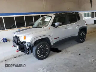 2016 Jeep Renegade Trailhawk with VIN ZACCJBCT3GPD16931, listed as a Copart auction lot 61857235 with 52,490 mi miles and Salvage title. Bid and sale history available at DreamBid. Image 1.