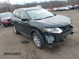 2017 Nissan Rogue SV with VIN KNMAT2MV9HP527518, listed as a IAAI auction lot 41655913 with 127,359 mi miles. Bid and sale history available at carsss.com. Image 1.