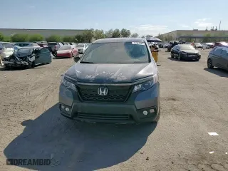 2020 Honda Passport EX-L with VIN 5FNYF7H57LB002490, listed as a Copart auction lot 75344324 with 49,444 mi miles and Salvage Title. Bid and sale history available at carsss.com. Image 10.