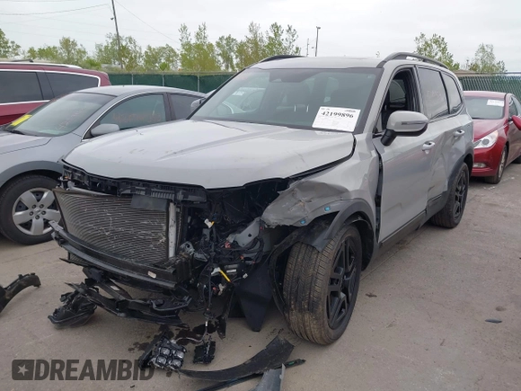 2024 Kia Telluride EX X-Line z VIN 5XYP3DGC0RG501992, wystawiony jako IAAI lot #42199896 z przebiegiem 11 727 mil mil oraz . Historia ofert i sprzedaży dostępna na DreamBid. Obrazek 18.