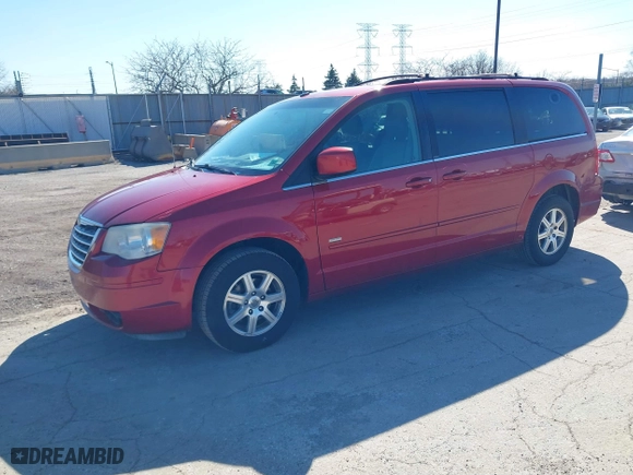 2008 Chrysler Town & Country Touring with VIN 2A8HR54P28R713537, listed as a IAAI auction lot 41795260 with 98,981 mi miles. Bid and sale history available at carsss.com. Image 17.