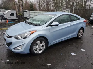 2013 Hyundai Elantra Coupe GS PZEV with VIN KMHDH6AE1DU003717, listed as a Copart auction lot 85596674 with 71,453 mi miles and Salvage Title. Bid and sale history available at carsss.com. Image 1.
