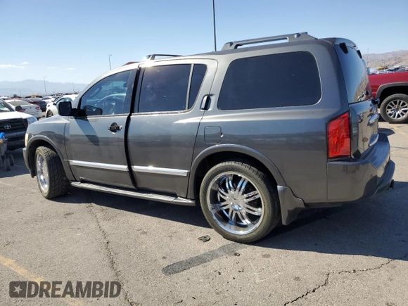 2005 Infiniti QX56 with VIN 5N3AA08C55N807630, listed as a Copart auction lot 73552184 with 165,059 mi miles and Salvage Title. Bid and sale history available at carsss.com. Image 2.