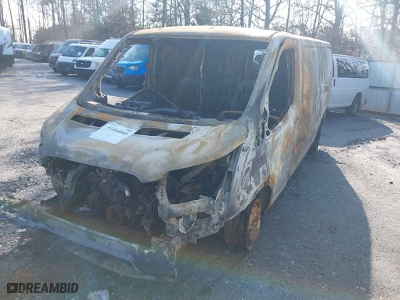 2017 Ford Transit Van with VIN 1FTYR2YM8HKA48955, listed as a IAAI auction lot 41444840 with NaN miles. Bid and sale history available at carsss.com. Image 2.