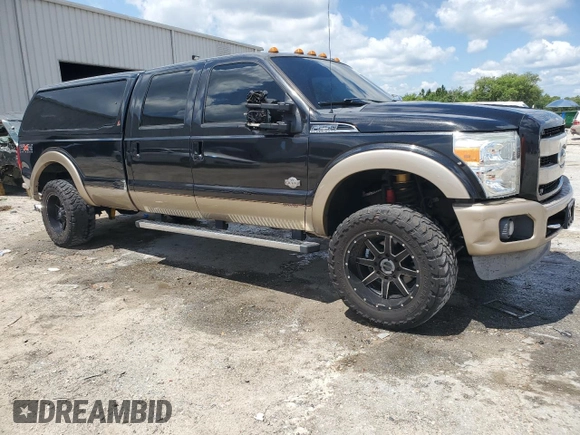 2011 Ford F-350 Platinum z VIN 1FT7W3BT8BEB64902, wystawiony jako Copart lot #56535685 z przebiegiem 162 179 mil mil oraz Szkoda całkowita • Salvage title. Historia ofert i sprzedaży dostępna na DreamBid. Obrazek 4.