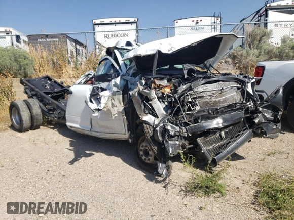 2023 Ram 3500 Tradesman with VIN 3C7WRSCLXPG575927, listed as a Copart auction lot 74212224 with 0 mi miles and Salvage Title. Bid and sale history available at carsss.com. Image 4.