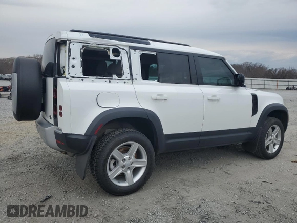2021 Land Rover Defender SE with VIN SALEP7RU4M2051620, listed as a Copart auction lot 46661245 with 27,324 mi miles and Salvage title. Bid and sale history available at DreamBid. Image 3.