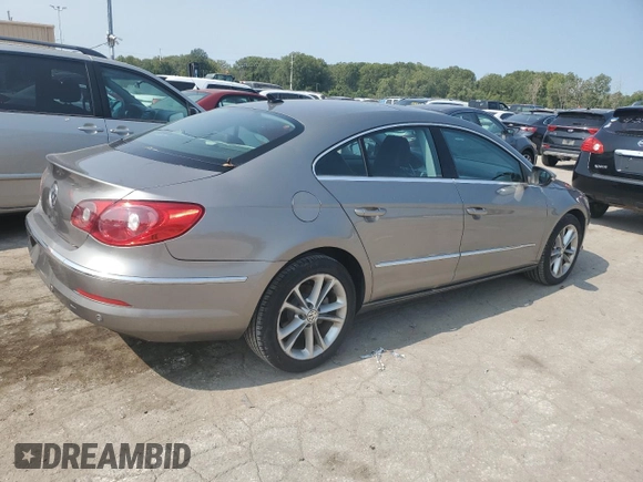 2009 Volkswagen CC Luxury with VIN WVWHL73C19E514531, listed as a Copart auction lot 71124304 with 120,483 mi miles and Salvage Title. Bid and sale history available at DreamBid. Image 3.