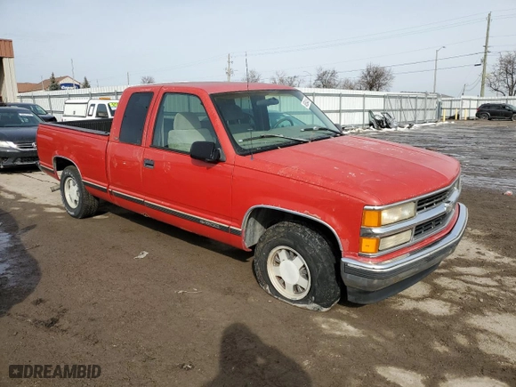 1997 Chevrolet C/K 1500 with VIN 2GCEC19R1V1270418, listed as a Copart auction lot 46584415 with 114,495 mi miles and Clean Title. Bid and sale history available at carsss.com. Image 4.