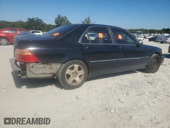 2002 Acura RL with VIN JH4KA96512C014342, listed as a Copart auction lot 75746154 with 0 mi miles and Salvage Title. Bid and sale history available at carsss.com. Image 3.