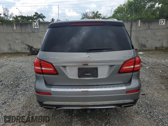2017 Mercedes-Benz GLS 450 with VIN 4JGDF6EE5HA760790, listed as a Copart auction lot 56671104 with 91,131 mi miles and Salvage Title. Bid and sale history available at DreamBid. Image 6.
