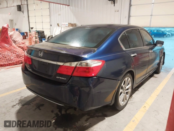 2013 Honda Accord Sport with VIN 1HGCR2F5XDA036331, listed as a IAAI auction lot 42173860 with 180,099 mi miles and . Bid and sale history available at DreamBid. Image 4.
