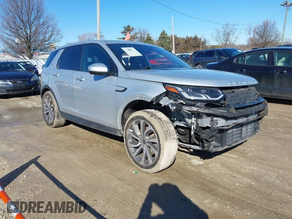 2020 Land Rover Discovery Sport SE with VIN SALCP2FX8LH839952, listed as a IAAI auction lot 41720431 with 66,772 mi miles. Bid and sale history available at carsss.com. Image 1.
