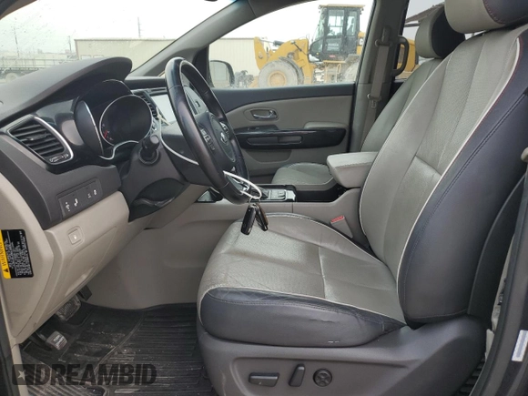 2015 Kia Sedona SX with VIN KNDMC5C17F6036123, listed as a Copart auction lot 58172094 with 128,585 mi miles and Clean Title. Bid and sale history available at carsss.com. Image 7.