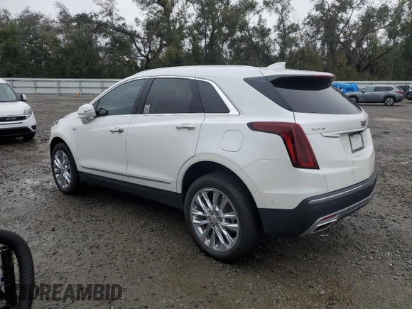 2022 Cadillac XT5 Premium Luxury AWD with VIN 1GYKNERSXNZ162971, listed as a Copart auction lot 88053015 with 0 mi miles and Salvage Title. Bid and sale history available at carsss.com. Image 2.