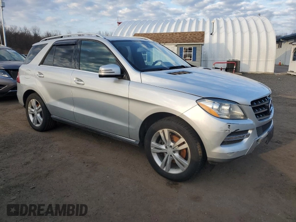 2014 Mercedes-Benz M 350 with VIN 4JGDA5HB3EA283850, listed as a Copart auction lot 48800495 with 186,869 mi miles and Clean Title. Bid and sale history available at carsss.com. Image 4.