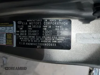 2011 Kia Sedona EX with VIN KNDMH4C78B6400933, listed as a Copart auction lot 57742344 with 218,170 mi miles and Salvage Title. Bid and sale history available at carsss.com. Image 14.