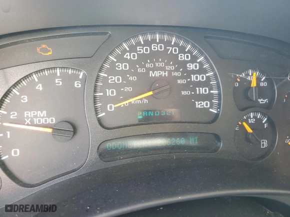 2005 Chevrolet Tahoe LT with VIN 1GNEC13T15R193424, listed as a Copart auction lot 86332584 with 206,260 mi miles and Salvage Title. Bid and sale history available at carsss.com. Image 9.