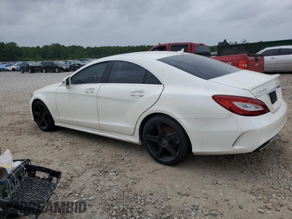2016 Mercedes-Benz CLS 400 z VIN WDDLJ6FB8GA176407, wystawiony jako Copart lot #57397725 z przebiegiem 94 338 mil mil oraz Szkoda całkowita • Salvage title. Historia ofert i sprzedaży dostępna na DreamBid. Obrazek 2.